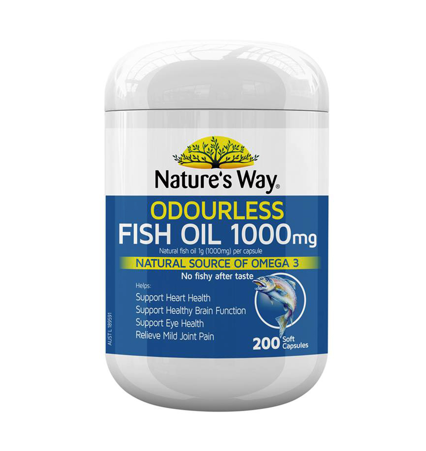 Nature’s Way Odourless Fish Oil 1000mg 200 caps Best online