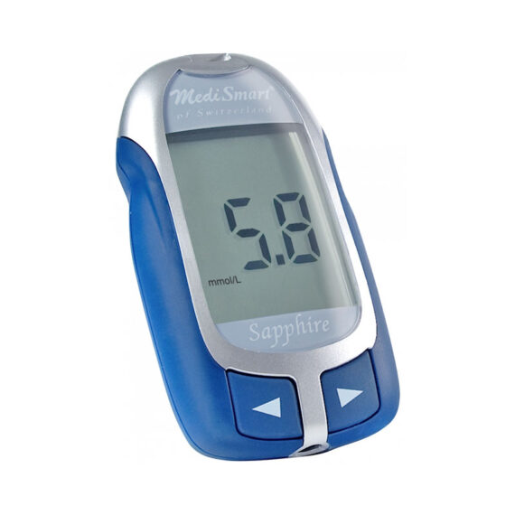 MediSmart Sapphire blood glucose meter-1