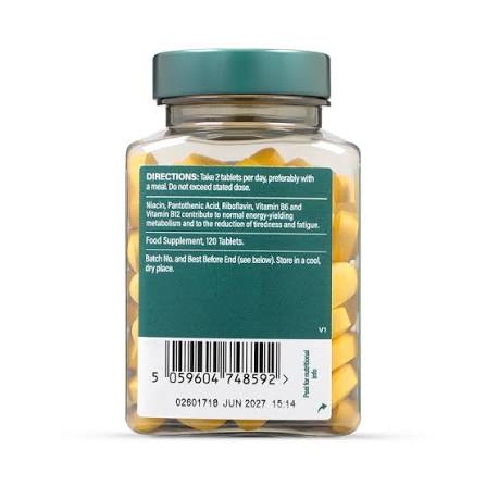 Holland & Barrett Complete Vit B Complex 120 Tablets (NEW LOOK)-2