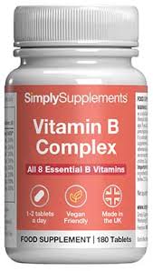 Medicalls_Simply Supplements Vitamin B Complex Tablets- 180 Capsules_01